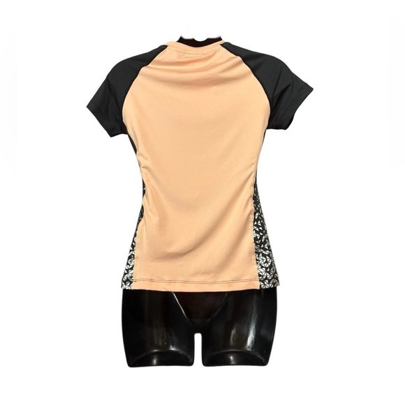 Studio 530, Women's Sports T-Shirt, Small, Peach & Black 🏃‍♀️‍➡️ - Picture 6 of 9